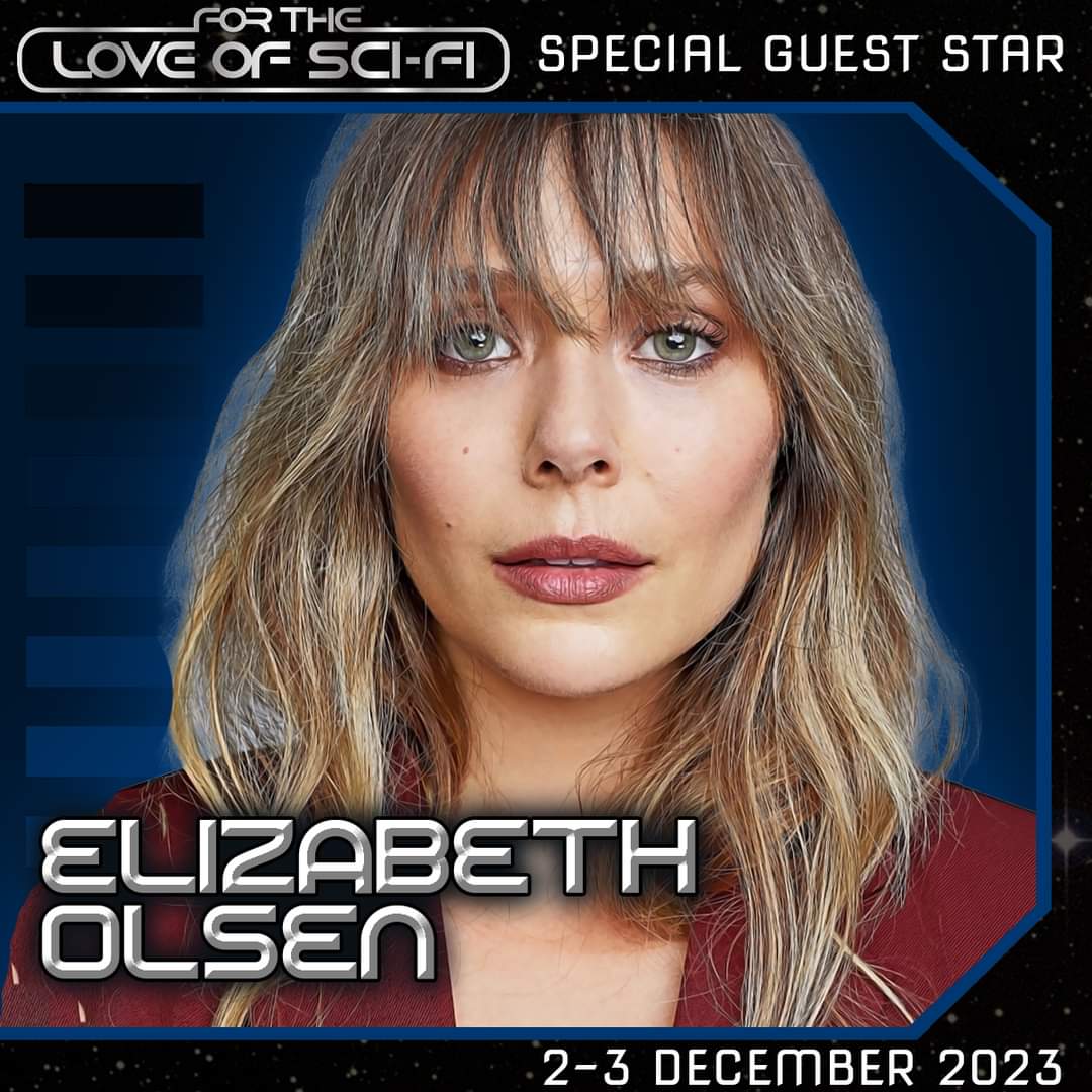 monopolyevents1's tweet photo. FOR THE LOVE OF SCI-FI GUEST ANNOUNCEMENT - ELIZABETH OLSEN

Joining us for our #Manchester event @ftloscifi is actress #ElizabethOlsen

To get tickets to meet Elizabeth please go to https://t.co/OwpfyQMmGH

#ComicCon #ComicConManchester #ForTheLoveofSciFi https://t.co/eIBCwQHgvn