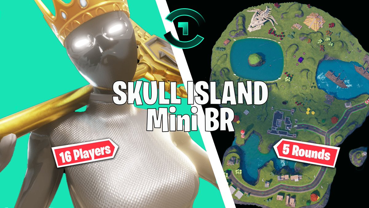 Get ready for intense battles on Skull Island, One Up's newest #FortniteCreative Battle Royale maps! 🏴‍☠️ Unleash your skills, conquer the island, and claim victory in epic showdowns! 💥 #ItPaysToPlay
💀  Mini BR: 9673-9922-4734
💀  Mini Zero-Build BR: 6240-9449-3618