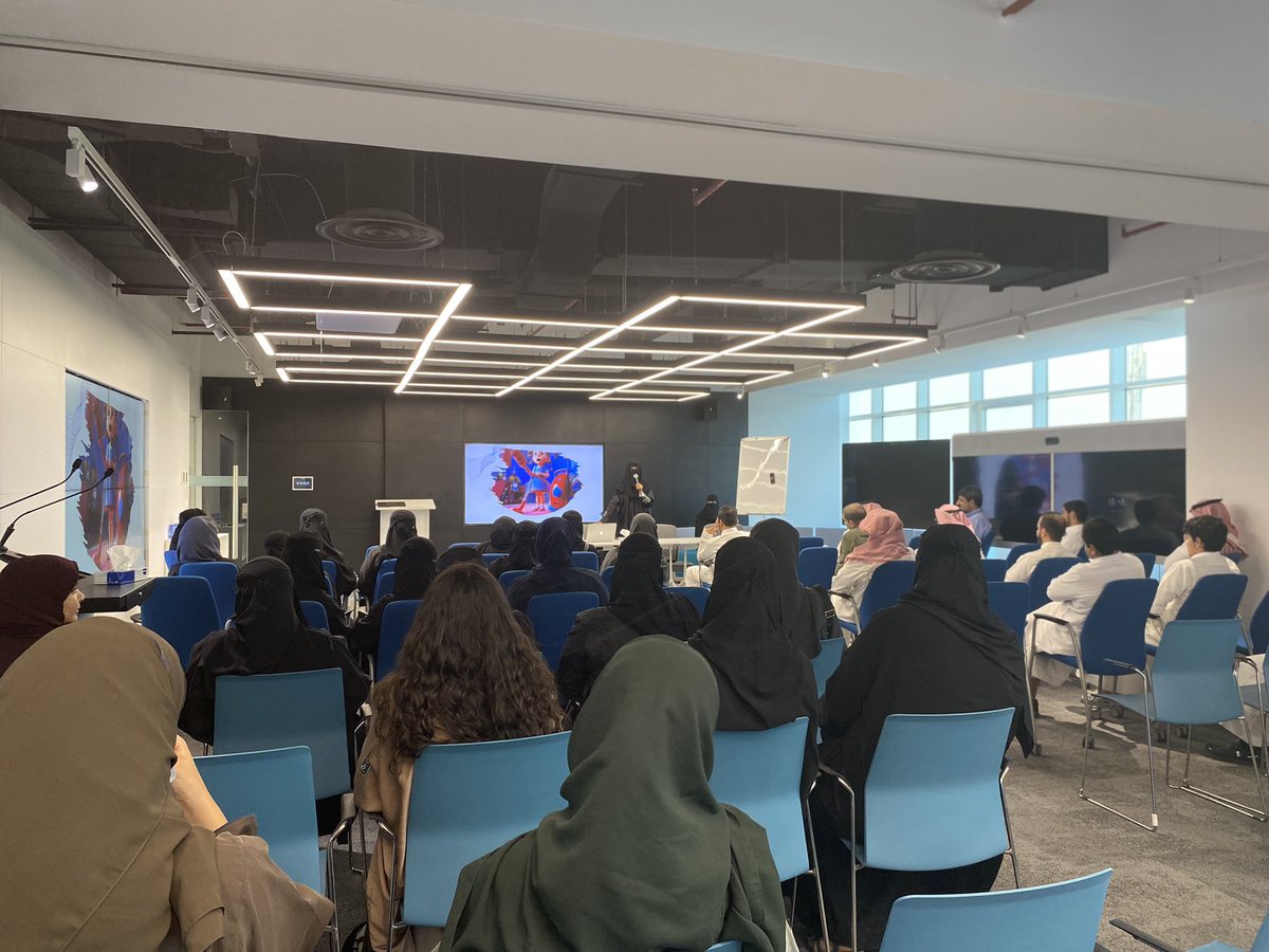 VALtech_sa's tweet photo. الحماس متقد جدًا في اليوم الأول من معسكر الذكاء الاصطناعي للجميع والمنعقد في  @Thakaa_Center 
بتقديم الأستاذة سلمى الهمداني  @imangotty 
ونراكم غدًا باذن الله بحماس واستفادة أقوى مع ختام المعسكر 🔥 https://t.co/m0VwBhXgpd