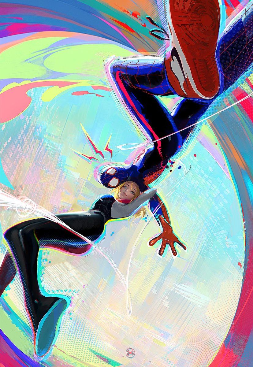 another one! ~ this one was def out my comfort zone, but glad i pulled thru 🥲🕸️ #spiderverse