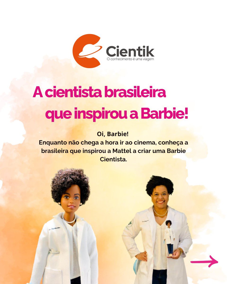 cientik's tweet photo. Hi, Barbie! Conheça a brasileira que inspirou a boneca mais famosa do mundo! https://t.co/Vnym0GQ97x
