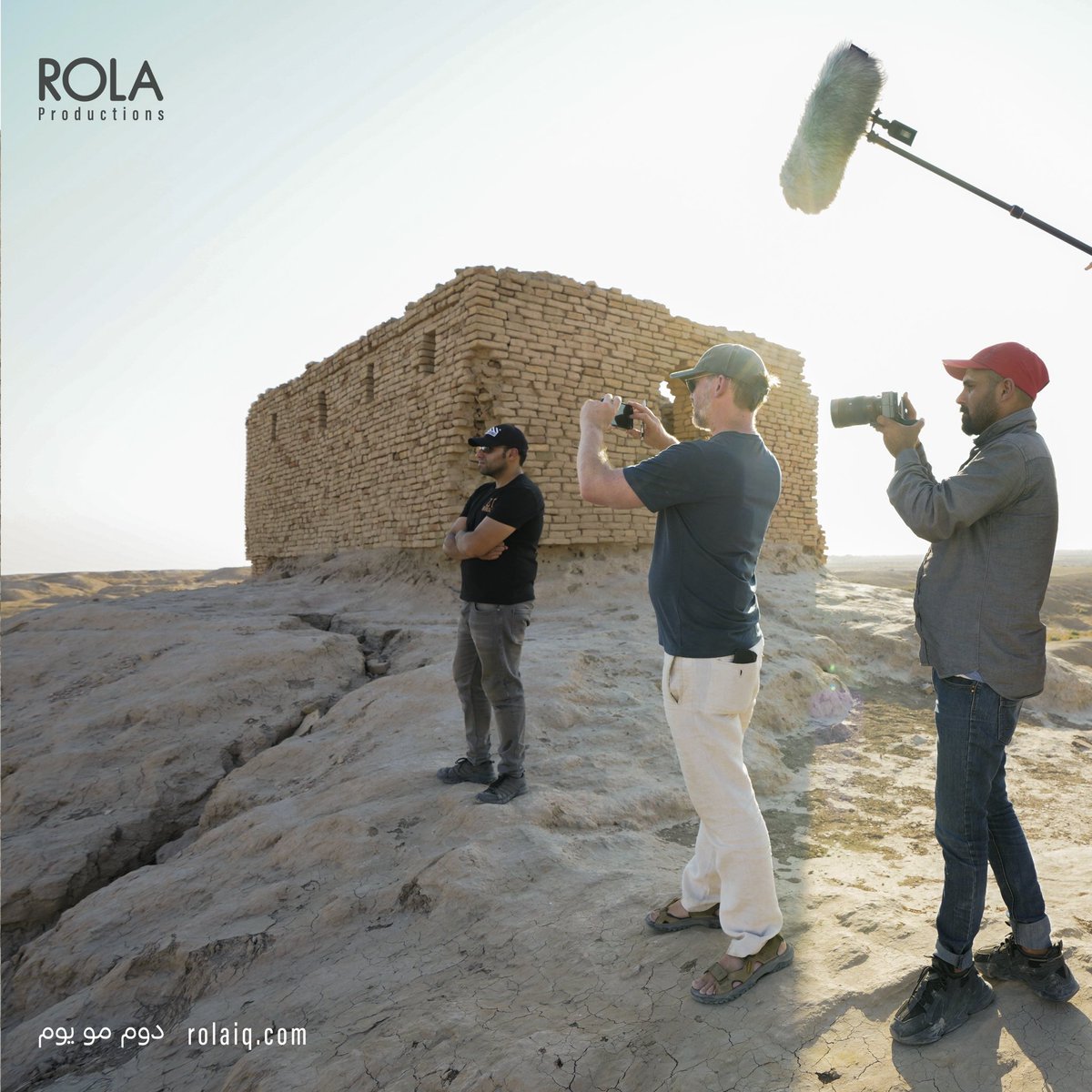 rolairaq's tweet photo. 📢 Exciting News! 🌟 We're thrilled to announce that we've started shooting "Irisagrig," a captivating Spanish documentary film directed by Ruth Chao and produced by the esteemed production company Somadrome.

#FilmProduction #RolaProductions   #BehindTheScenes #IraqiCinema https://t.co/fMjuEJhj4f
