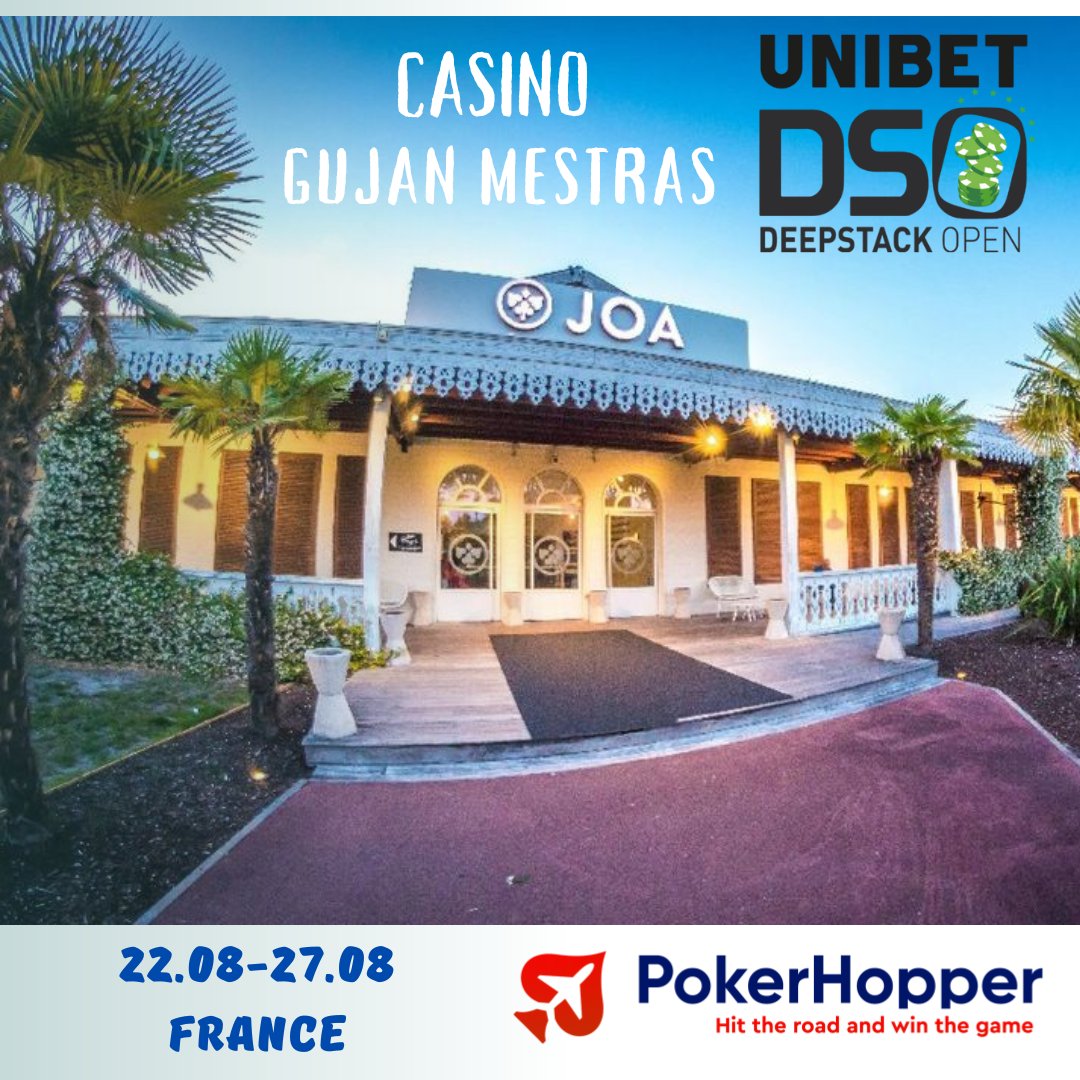 🌟UDSO Gujan Mestras 2023! 🌟
💰Main event buy-in = 550 euros💰
🌐August 15-21, 2023🌐
🔥Full schedule and all info on the website🔥
👉pokerhopper.com👈
#UDSO #PokerTournament #CasinoLife #GujanMestras #PokerAction #PokerPlayers  #PokerSkills  #PokerEvent #Pokerhopper