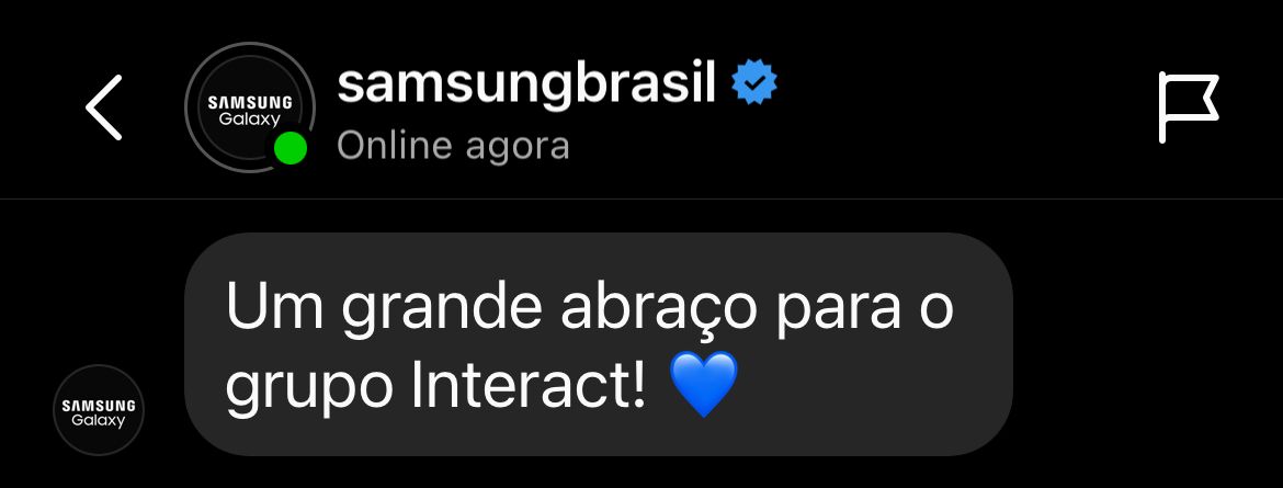 MDIOInteractBR's tweet image. E a @SamsungBrasil que notou o Interact Br? 
Icônica, rainhaaaa!!
(manda um dos seus notebooks aqui pro ip da mdio, nunca te pedi nada😭😭)