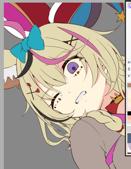 とりあえず塗り分けでけた 