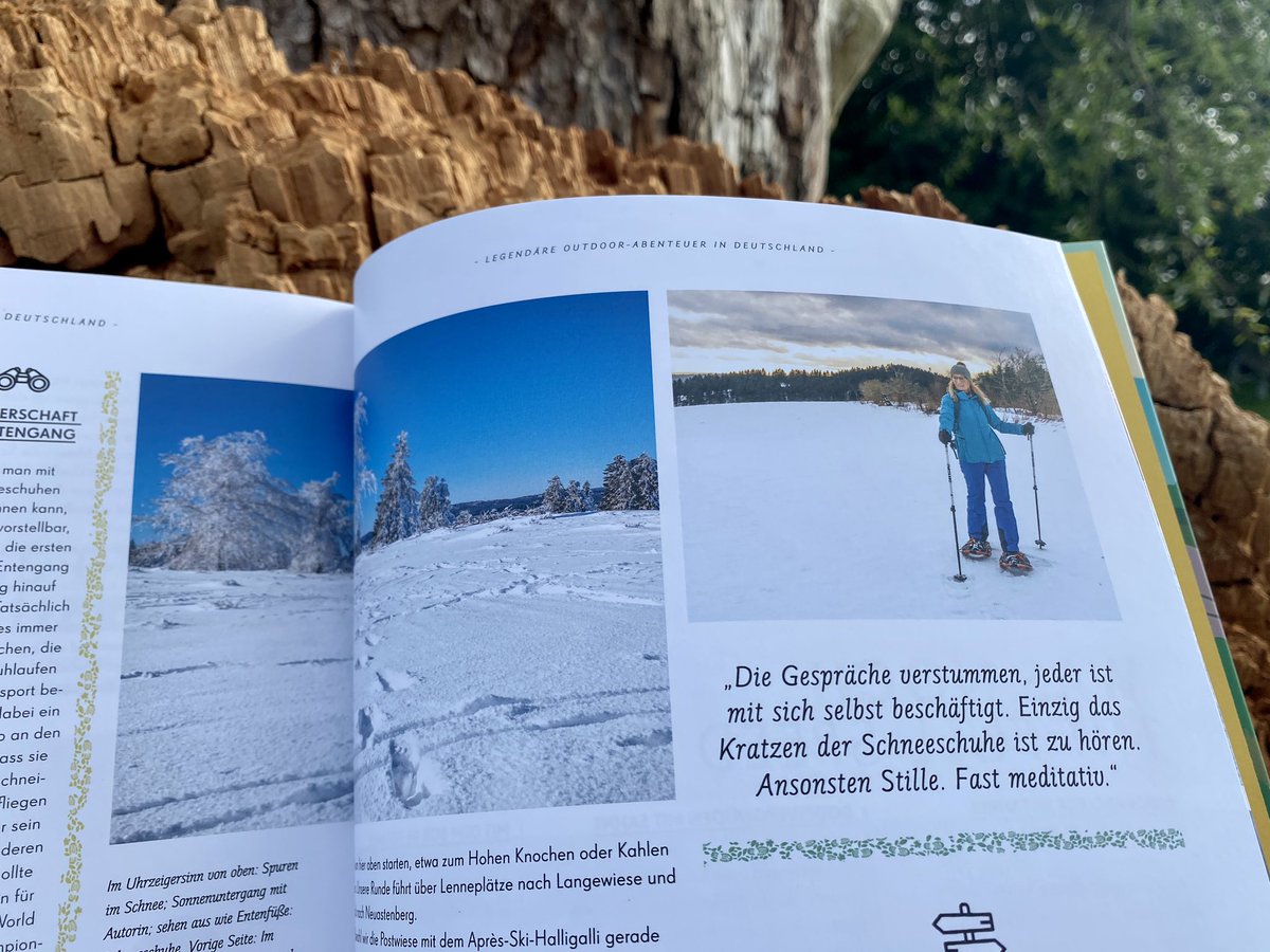 Dass man für unvergessliche Draußenaktivitäten nicht weit reisen muss, zeigen die „Legendäre Outdoor Abenteuer in Deutschland“, die jetzt bei <a href="/lonelyplanet/">Lonely Planet</a> erschienen sind. Zwei Reportagen durfte ich beisteuern, eine sommerliche aus Bayern und eine winterliche aus dem Sauerland.