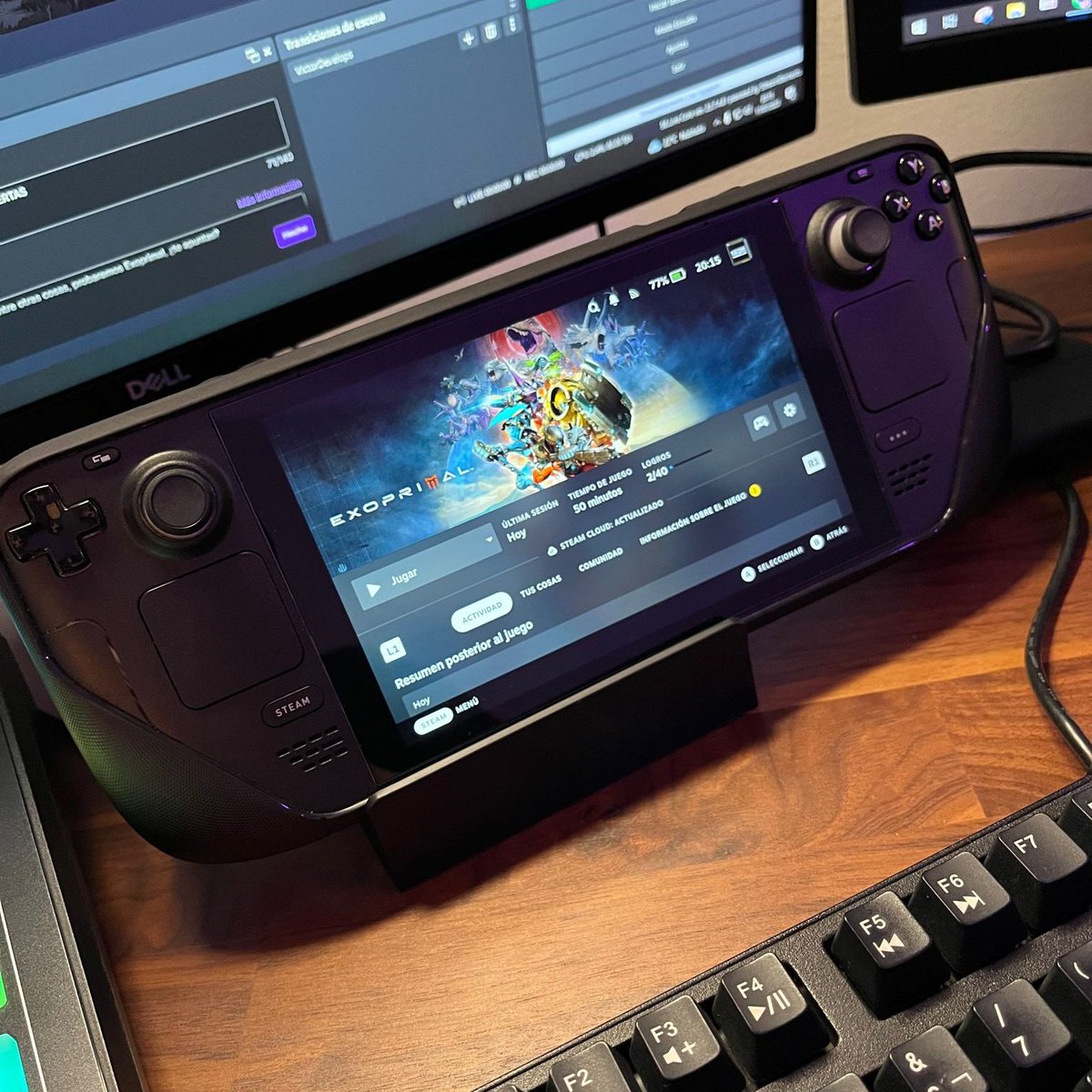 Victor_Fdz's tweet photo. 🚨 EN DIRECTO!
🖥️ Probaremos #Exprimal en directo en #SteamDeck, además de muchos otros juegos de novedad. También tendremos noticias y analizaremos un nuevo accesorio de @jsauxofficial
➡️ Entra, que estamos en directo! 😜 https://t.co/dbPaFwyhn1 https://t.co/QRr1Ht9fI5