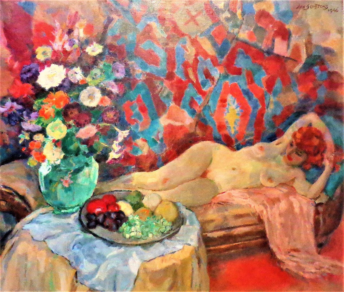 2 weken geleden heb ik in het #museum <a href="/SingerLaren/">Singer Laren</a> de #tentoonstelling ‘Liefde voor kleur’ bezocht: ‘ #Boeket in vaas’ door Jan #Sluijters, ‘ #Bollenvelden‘ door Leo #Gestel , ‘Naakt met #panamahoed‘ door Théo van #Rysselberghe en ‘De vreugde van het schilderen’ door Sluijters.