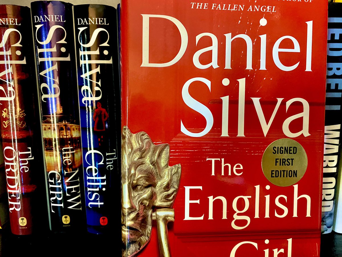 TheRealBookSpy's tweet photo. Thanks, @vjbooks — I’d always wanted a signed copy of @danielsilvabook’s THE ENGLISH GIRL (one of my very favorite books ever written), and now I have one! https://t.co/Wgrpsxso4K