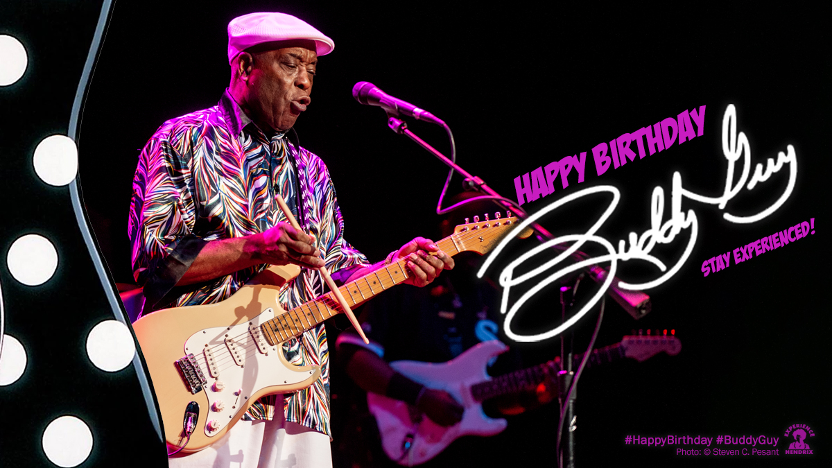 JimiHendrix's tweet photo. Happy Birthday to the legendary @TheRealBuddyGuy

#StayExperienced
#HappyBirthday #BuddyGuy https://t.co/GRSWlD5Giu