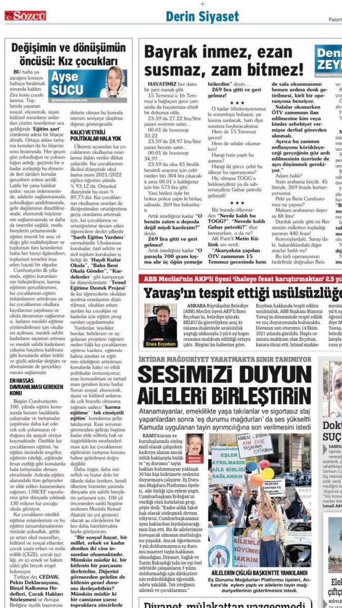 Aile Birligi (@dahadahanneoldi) on Twitter photo azicik vicdaniniz varsa , agustosta mazeret tayinini acip aileleri birlestirirsiniz
<a href="/Yusuf__Tekin/">Yusuf Tekin</a>
#KadronunHakkıAile azicik vicdaniniz varsa , agustosta mazeret tayinini acip aileleri birlestirirsiniz
<a href="/Yusuf__Tekin/">Yusuf Tekin</a>
#KadronunHakkıAile