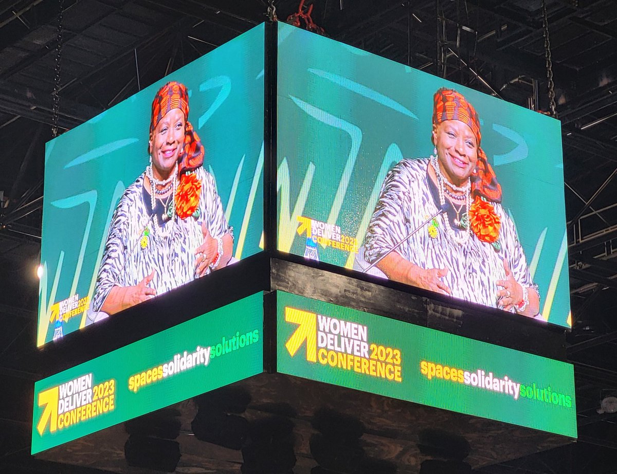 A lot of energy from 6000 human rights defenders @WD2023. "Realizing bodily autonomy for all will bring us a giant step closer to the world we want – a world of justice, equality and opportunity, a world of dignity and well-being for women and girls, and for everyone" <a href="/Atayeshe/">UNFPA Executive Director</a>