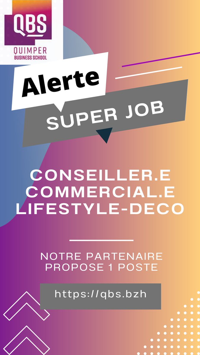 qbs_quimper's tweet photo. #Emploi #alternance #QBS https://t.co/wRHaeyTX38