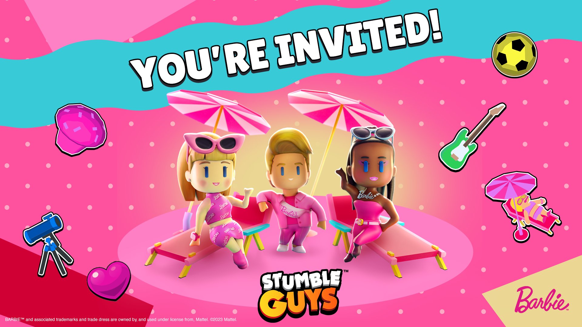 Stumble Guys e Barbie - Confira as novidades do evento!-Tutoriais