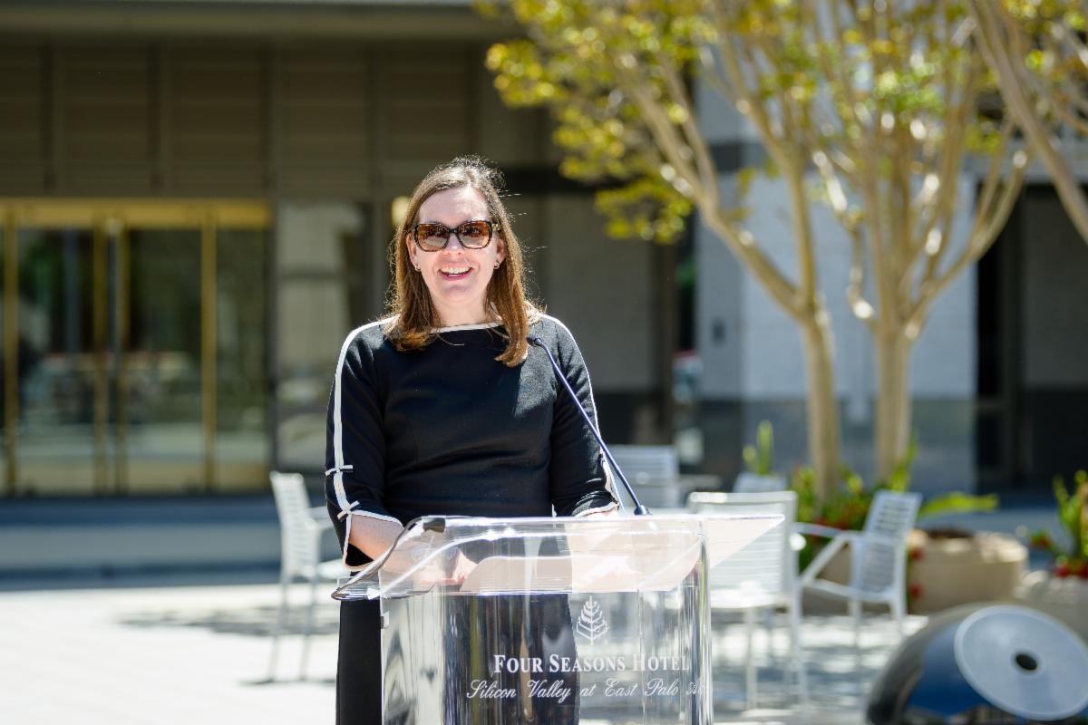 Sarah Slayen, Co-Chair of our Awards Lunch for 3 years and a  Board of Directors member for 5 years, deserves our heartfelt thanks. She volunteers her time year-round, but we are especially grateful for her help organizing this event!