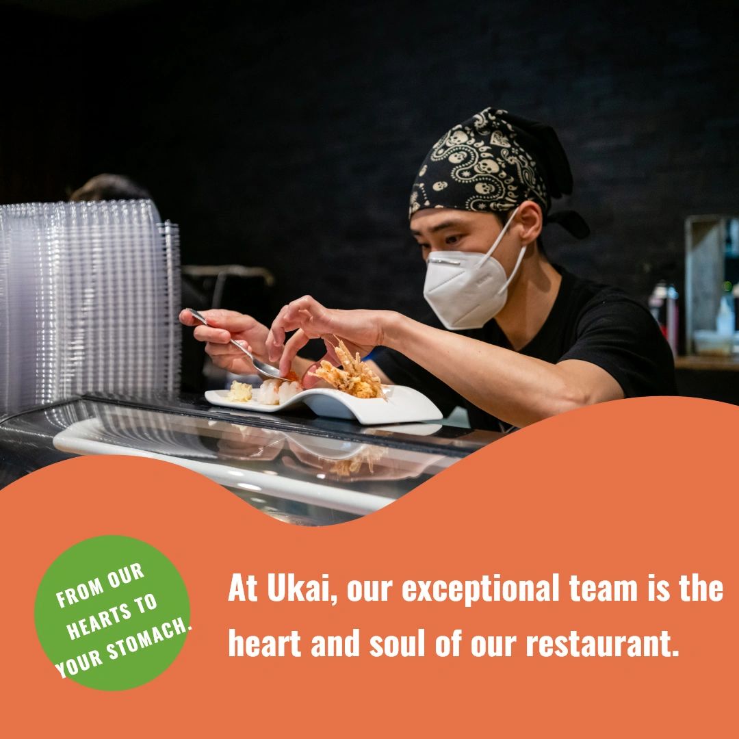 UkaiBistro's tweet photo. Our exceptional team is the heart and soul of our restaurant. Their passion, dedication, and warm hospitality make your dining experience extraordinary. Join us in recognizing our incredible staff for their hard work and commitment! 👏 #TeamAppreciation #UkaiTeam https://t.co/WGymr9rWUR