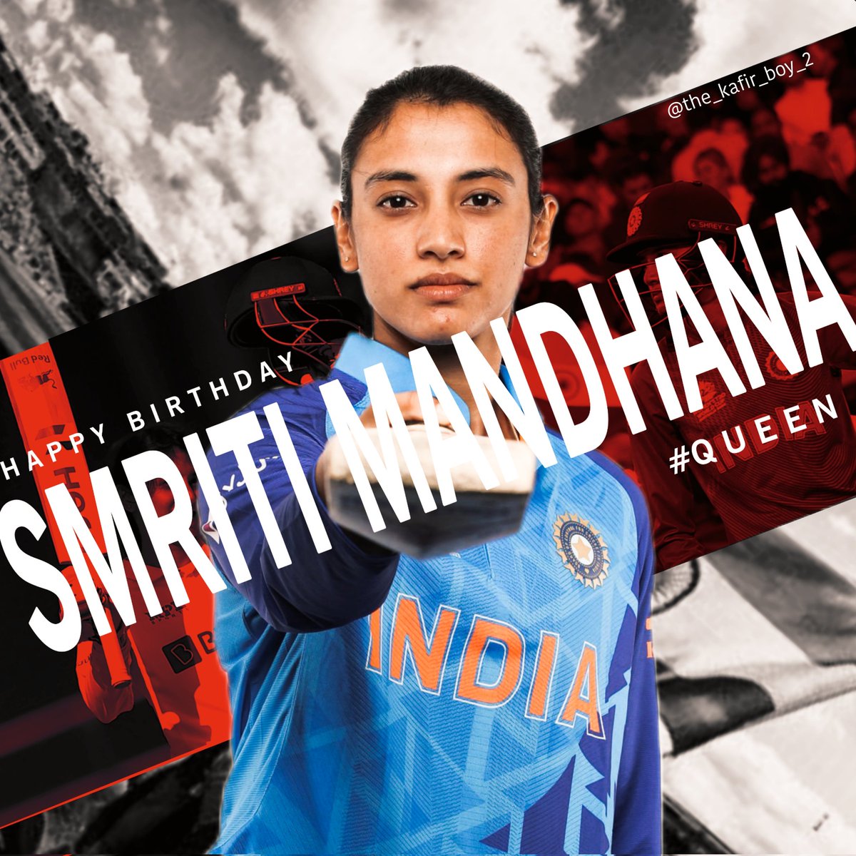 - most T20i fifty for india
- fastest 1000 T20i &2000 ODI runs for India
-Third most ODI runs for India (3084)
-Second most T20I runs for India (2854)
-Fastest fifty by Indian women's batter in WT20Is (23)
-Second most fifties in WT20Is (22)

Happy Birthday queen Smriti Mandhana