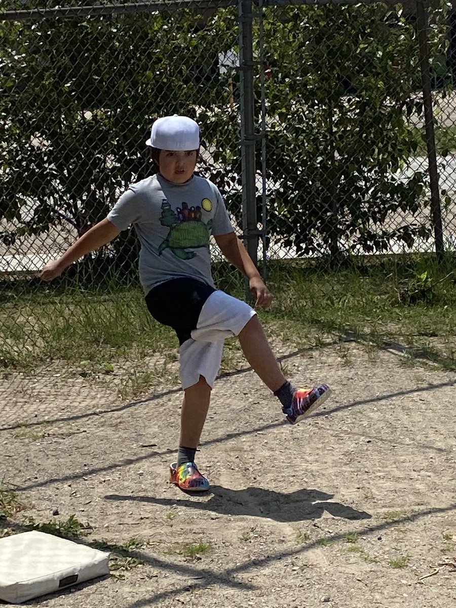 rdsbcodesummer1's tweet photo. Dancing or kickball? You be the judge. Either way these moves were awesome! @OntarioSLP https://t.co/8SstGu2s3S