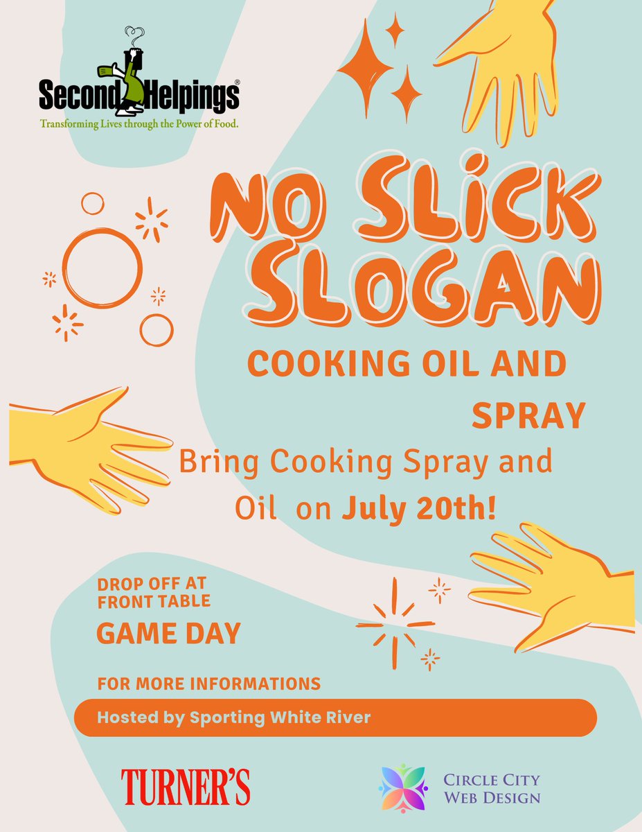 Who can raise more stuff for second helpings? Us or <a href="/AtleticoPogues/">Atletico Pogues Run</a>? The winner decides possession to start the game.  Everyone else please bring Oil and Cooking Spray to the game on 07/20, We will be out here collecting before each game

<a href="/IndyCityFutbol/">Indy City Futbol</a> <a href="/ICF_Live/">ICF Live</a> @BigLugCanteen