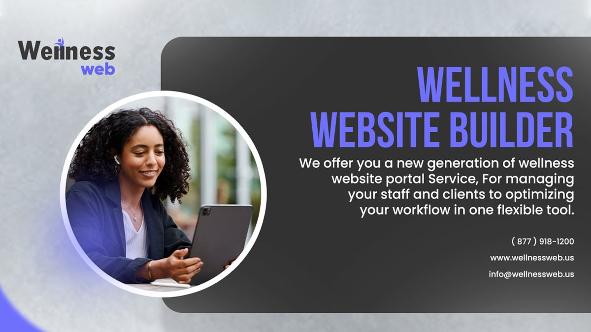 Wellness Website #Portal everything you need for your #wellness business. It takes just minutes to build a wellness #website and launch your business. Wellness websites are relatively inexpensive, too. We are offering Premade Website.
wellnessweb.us