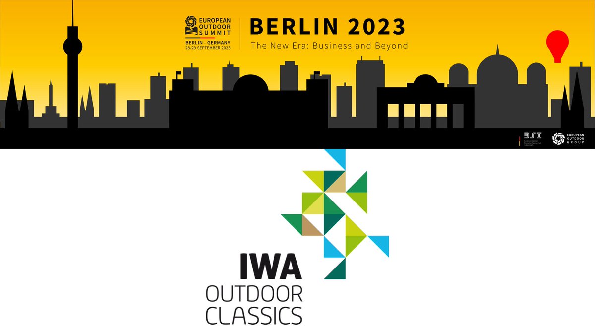 IWA, longtime sponsors of #eos2023, THANK YOU for your support for the #europeanoutdoorsummit2023 #outdoorindustry @OIA_UK @outdoormarkt @mountainblogit @ispo @AFYDAD @ykkfasteners @ScandOutdoors @EOG_news @Outdoor_Valley #iwaoutdoorclassics