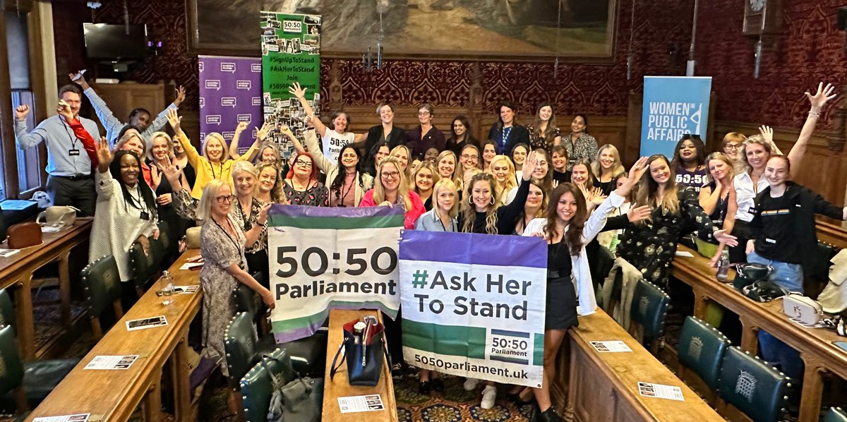 5050Parliament's tweet photo. What a fantastic evening! We were inspired, we laughed, we got angry: 
🗣️ Emmeline Pankhurst “Justice and judgment lie often a world apart.
Thanks so much to our fantastic panel for taking part @munirawilson, @jessphillips, @Carolinenokes, @AnumSNP
#5050Parliament
@WomenInPa https://t.co/WFvx3fyZFq