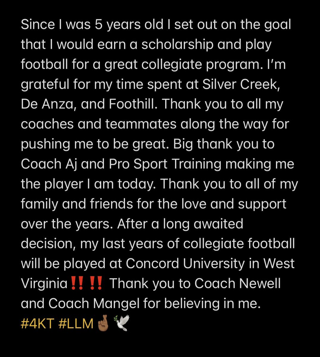 “I can do all things through Christ who strengthens me”🙏🏾 <a href="/ProSportCoachAJ/">Pro Sport Training</a>  <a href="/OwlFootball_/">Foothill College Football</a> <a href="/BuiltbyCRF/">BuiltbyCRF</a>