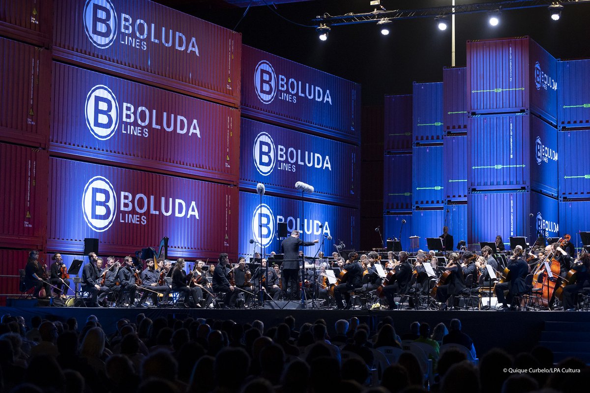 BoludaCM's tweet photo. 🎶 Boluda marca el ritmo en #TemudasFest 2023. Boluda patrocina por undécimo año consecutivo el concierto de la Orquesta Filarmónica de Gran Canaria que reunió a más de 3.000 personas en un espectáculo inolvidable bajo la dirección del maestro Karel Mark Chichon. #BMT ⚓️🎷 https://t.co/u0EjinldvK