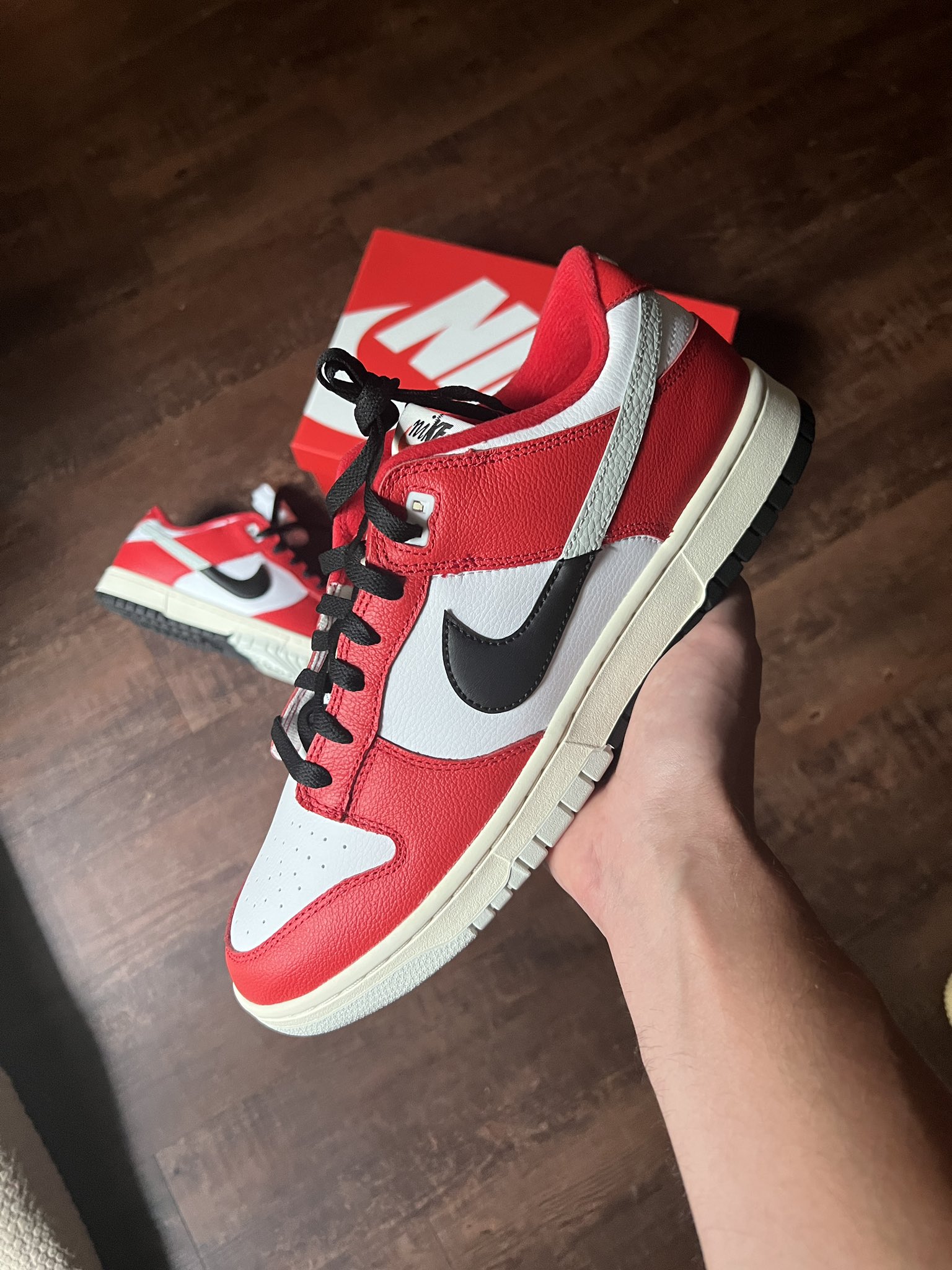 Chicago Dunk Custom NIKE By You Dunk Low Chicago Custom 29cm