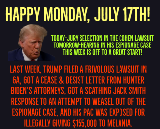 EileenLeftPA's tweet photo. @MichaelCohen212 Happy Jury Selection Day! https://t.co/KJIfmXIFcv