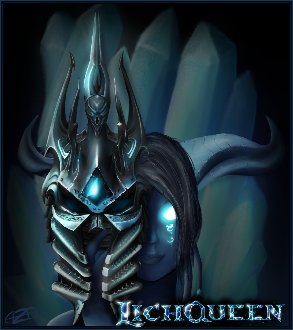 Einfach mal für unsere Gildenleiterin, unsere Lichqueen. Vielen Dank für die ganze Organisation &lt;3

#worldofwarcraft #worldofwarcraftclassic #Clipstudiopaint  #digitalart #digitalgouache #draenei #lichking