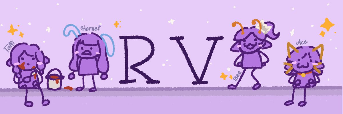 RV_Spl's tweet photo. New team banner by @toffis_corner !! :3c

from left to right:
@toffis_corner 
@hornet_spl 
@feral_b33 
@acesword_spl (catgirl) https://t.co/IGYDAitlzX