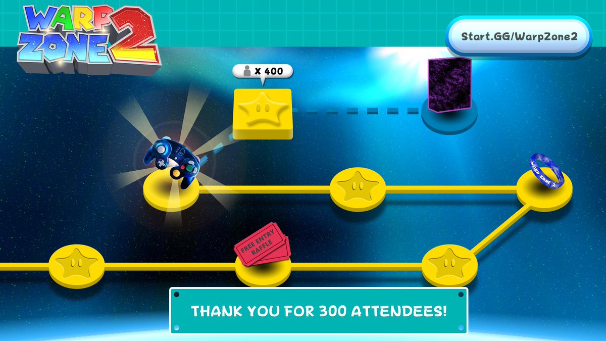 With Warp Zone 2 now over 300 attendees, we have commissioned <a href="/CSS_Kief/">CSS | Kief 🔜 SMYM</a> and <a href="/catwoman262/">Rachel</a> to create a pair of Warp Zone 2-themed controllers to give away at the event! 

TO ENTER:
-Register for Warp Zone 2
-Like and RT this tweet
-Follow <a href="/UGSGamingLLC/">UGS Gaming</a> <a href="/CSS_Kief/">CSS | Kief 🔜 SMYM</a> and <a href="/catwoman262/">Rachel</a>