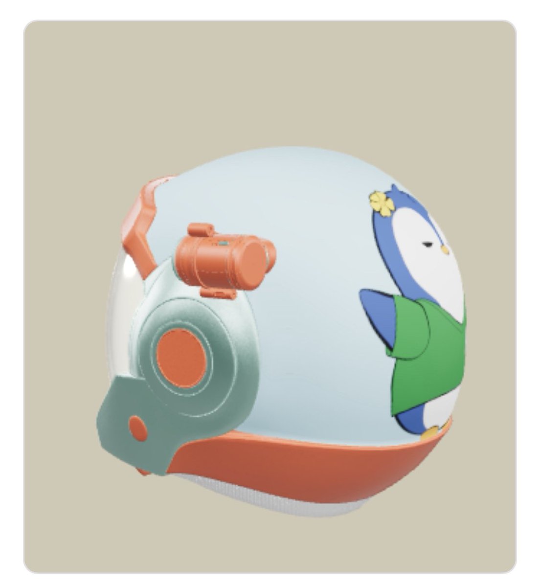 apanachi_nft's tweet photo. Some more views of my customized helmet for the @bedu_io and @2117_io #customHelmetContest with my cuty pudgy Paula 🎈 https://t.co/Ji4kYk5YQ4