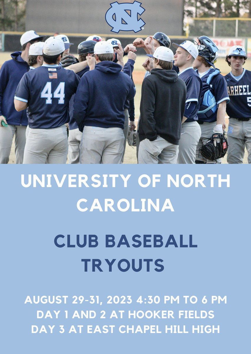 UNC Club Baseball tweet media
