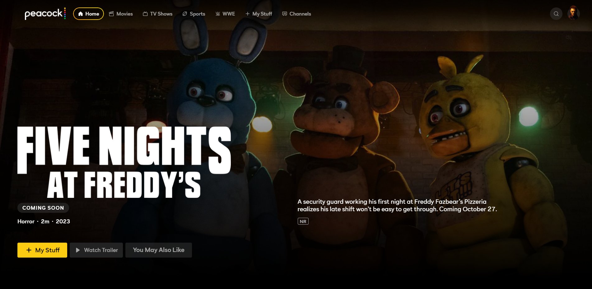 Five Nights at Freddy's (2023) Streaming Release Date: When Is It Coming  Out on Peacock?