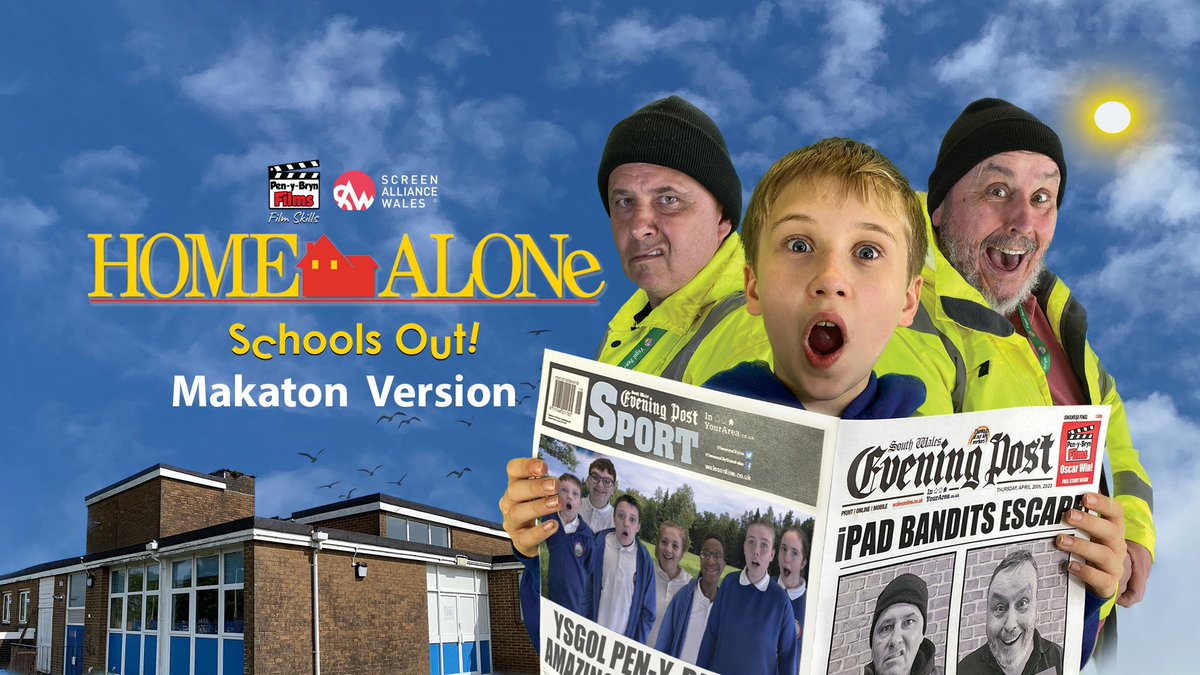 Ysgolpenybryn's tweet image. Tomorrow will see the launch of our latest Film Skills project ‘Home Alone: School’s Out!’ Made by our talented Key Stage 3 learners @intofilm_cymru @BadWolf_TV @USWFilm @ArtSwansea @4woodtvandfilm @ThreecliffsEd @malpope @MIKECOLLINS99