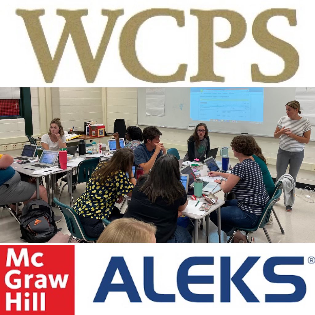 Kicking off #ALEKS implementation in <a href="/wcpsmd/">WCPS Maryland</a> - supporting #SmallGroupInstruction in high school #Math classrooms. <a href="/McGrawHillK12/">McGraw Hill PreK-12</a> #personalizedlearning #blendedlearning <a href="/ASeylarWCPS/">Amy Seylar</a>