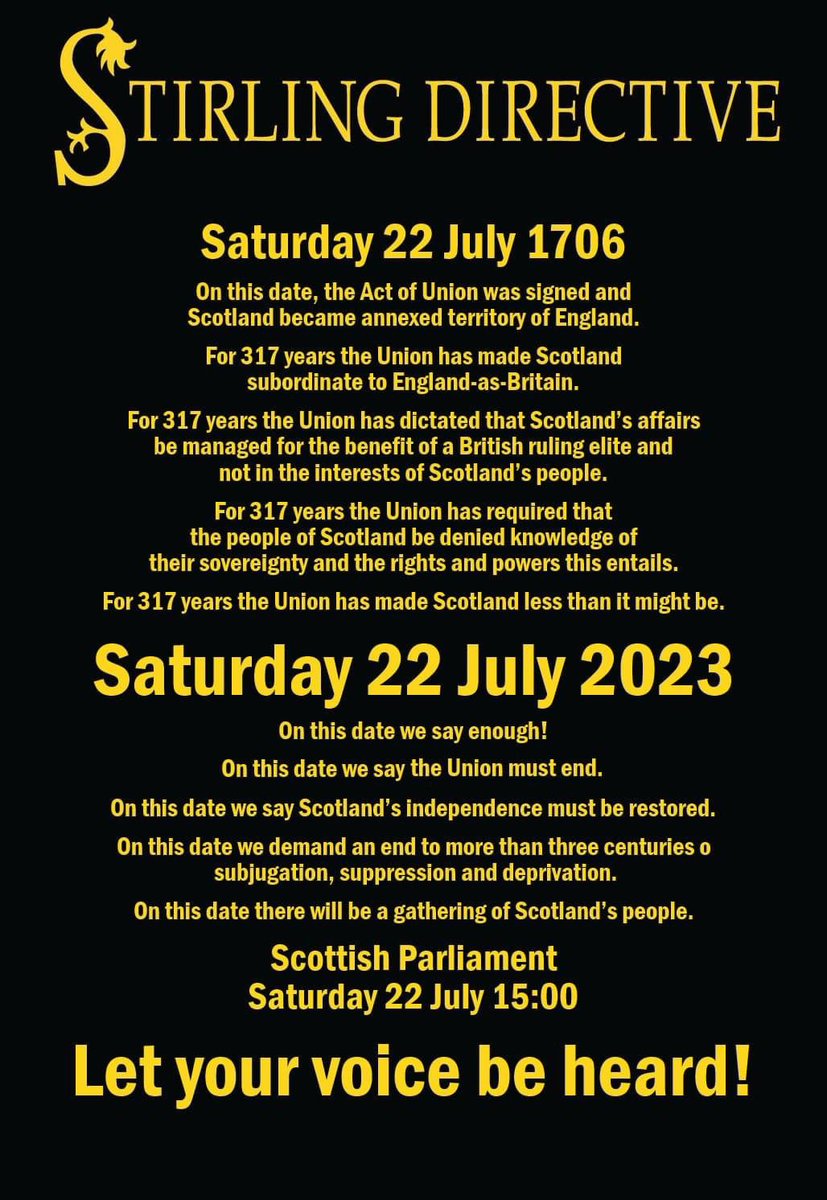 albaforeurope's tweet photo. #SaveTheDate #StirlingDirective #BeANationAgain #ScotlandTheReturn https://t.co/cdgp0WSW2g