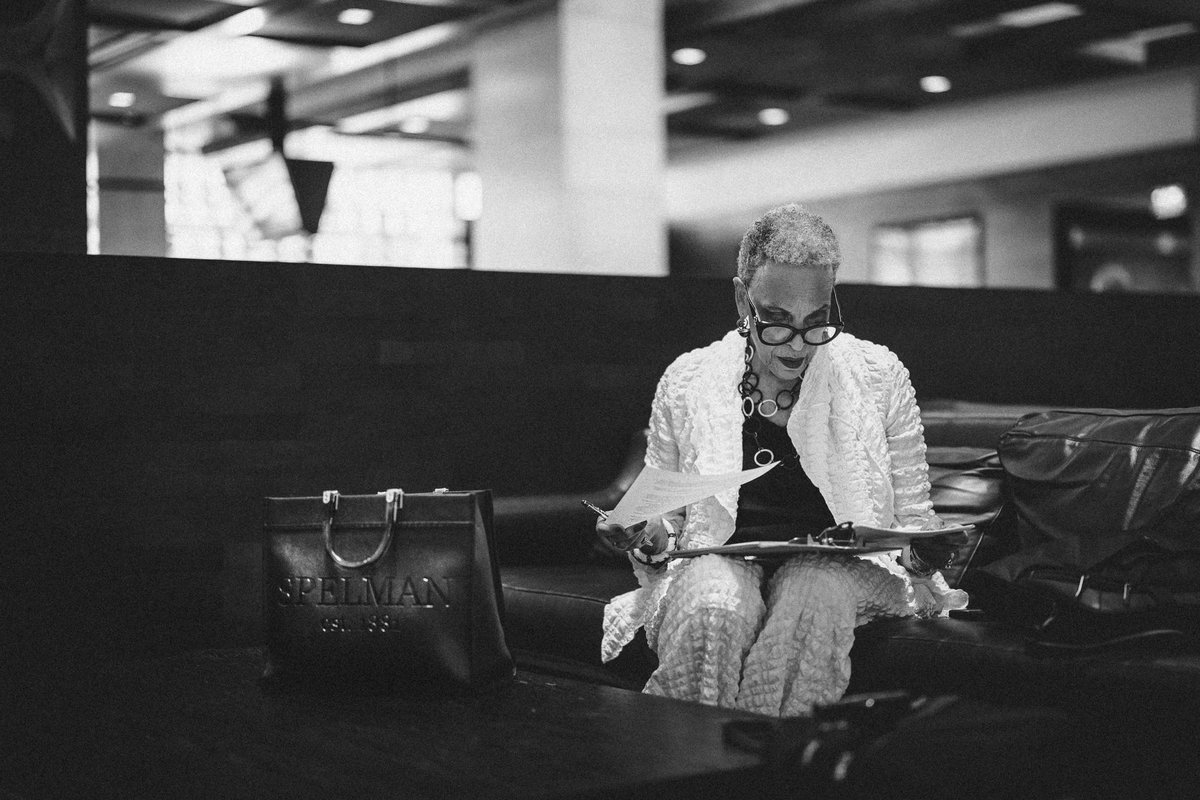 UNCFICB's tweet photo. First look at Dr. Johnetta Cole preparing for Opening Plenary: Commencement #UNCFunite #Unite2023 #UniteFor #UniteWith https://t.co/hcqBTTsHlS