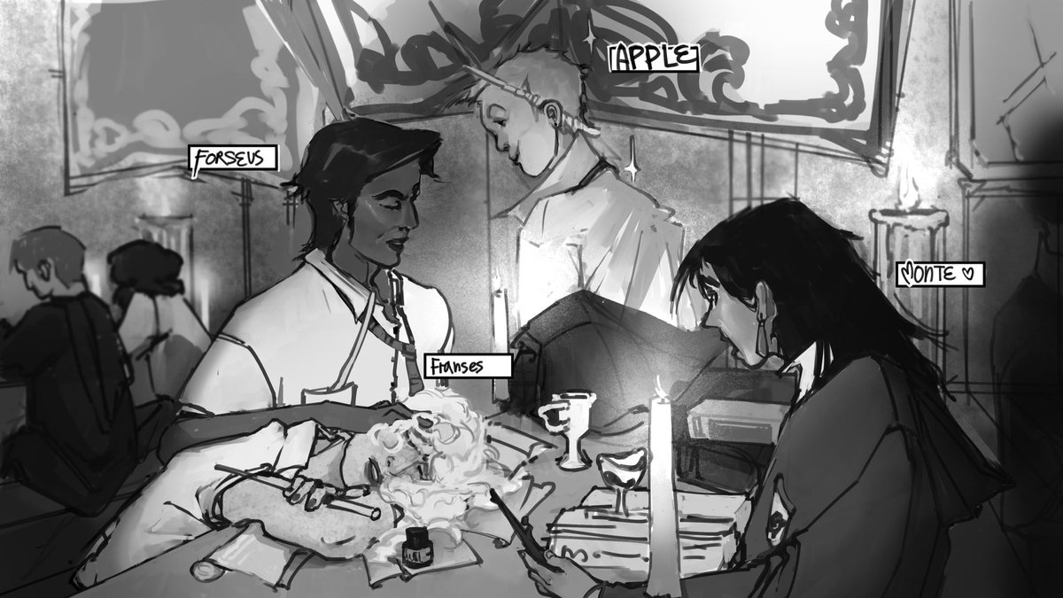 qrrmon's tweet photo. meet my ocs in magic au 🌌 https://t.co/a3sRdhunKY