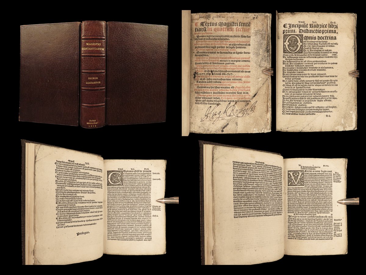 SchilbRareBooks's tweet image. 1514 Peter Lombard&apos;s &quot;Sentences&quot;. ow.ly/peZQ50Pe35c

#Theology #Trinity #Incunable #Provenance #RareBooks #SchilbAntiquarian #Story #Books #Reading #History #VintageBooks #Bibliophile #OldBooks #BookHaul #Booktok #InstaBooks #Bookstagram #BookHunters #RareBookDealer