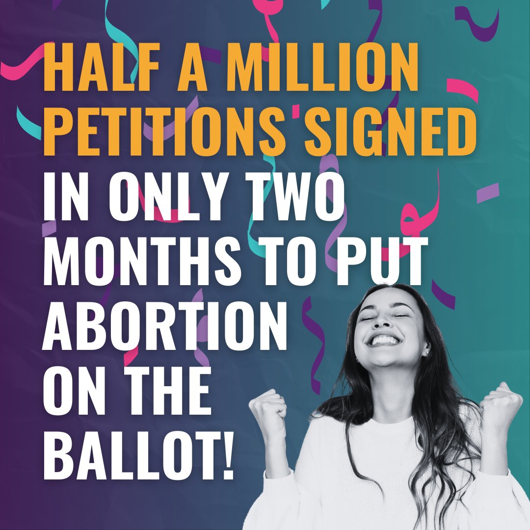 Floridians recognize the threat abortion bans pose to their freedom, and it’s clear they are ready to fight back against government interference in their private health care decisions. floridiansprotectingfreedom.com/gathers-500k-a…