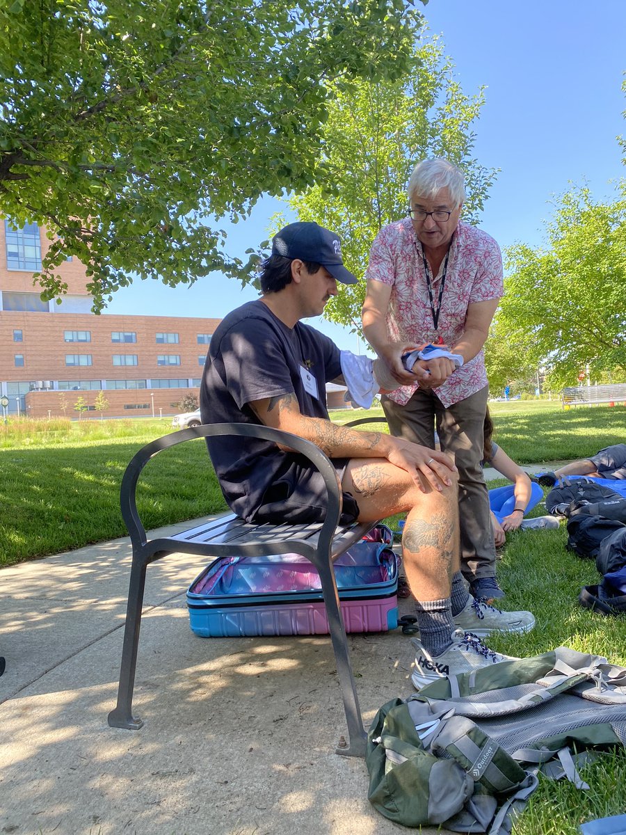 rachsteffes's tweet photo. Certified in Advanced Wilderness First Aid this past weekend with @CUMedicalSchool @COwildernessMED! Had an amazing experience and learned so much - recommend this class to everyone to be prepared in austere environments #MedTwitter https://t.co/E8wg27fasW