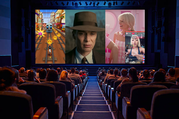 🚨 BREAKING 🚨 AMC is doing a split screen premiere of Barbie and Oppenheimer for neurodivergent moviegoers