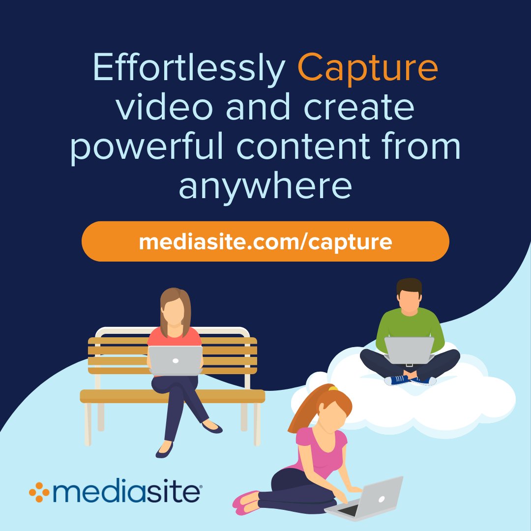 Mediasite's tweet photo. Mediasite Capture updates automatically and requires no manual configuration or IT support, making it a perfect choice for environments where content creators work independently. 

Contact your account representative today to activate Mediasite Capture for your users. https://t.co/3nandF5lfL