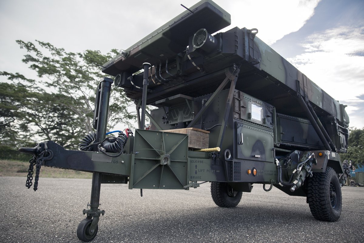 marforres's tweet image. A #USMC KC-130J Super Hercules with VMGR-234 delivers the AN/TPS-80 Ground/Air Task Oriented Radar in support of Special Purpose Marine Air-Ground Task Force #UNITASLXIV, to the School of Marine Infantry Training in Coveñas, Colombia, July 15, 2023.
