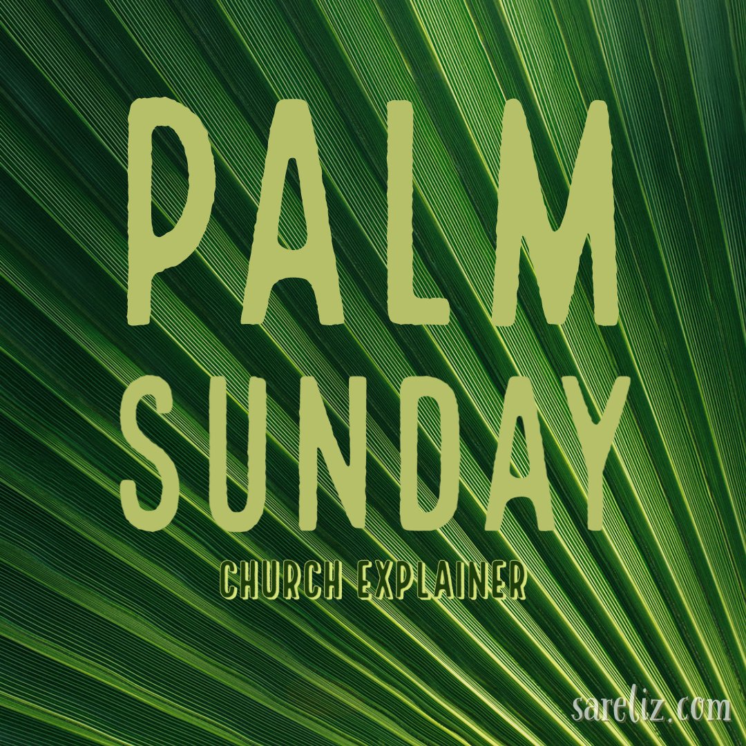 Why is Palm Sunday such an odd service, and why does it cover stuff that happens in other services later in the week?

https://t.co/dOT28k8GLQ https://t.co/j31rooNMKZ