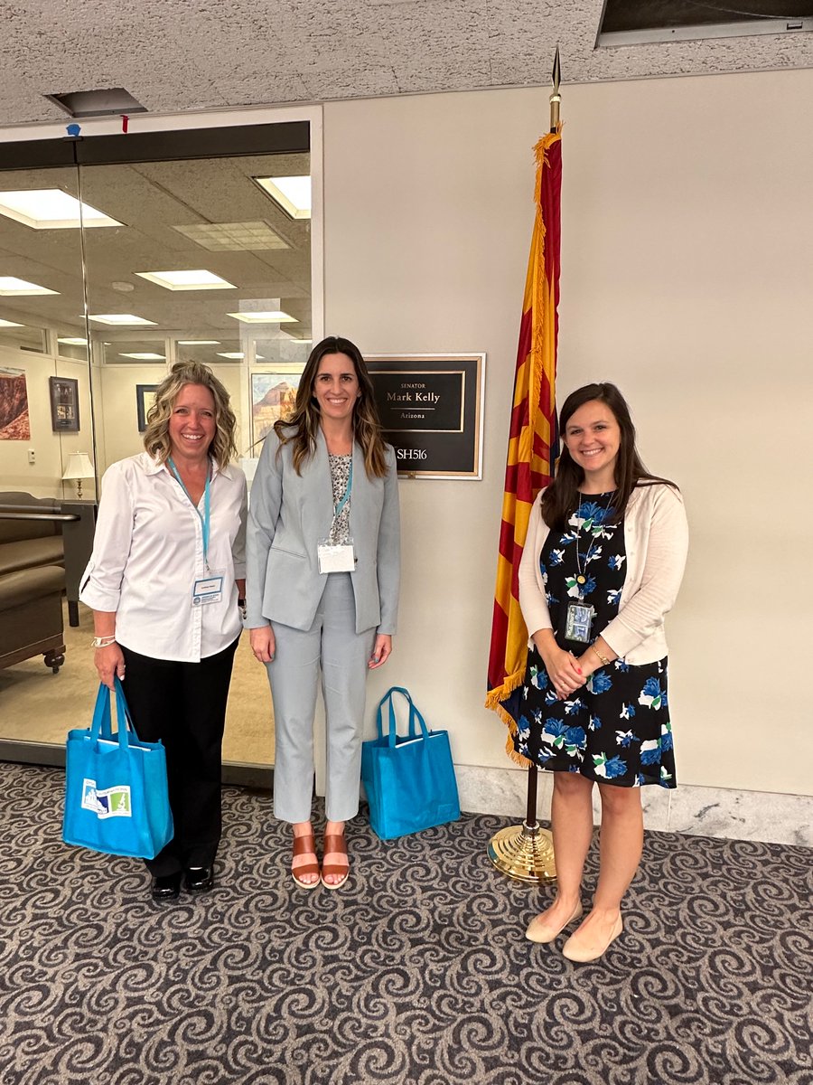 Thank you Katherine Phillips on behalf of @SenMarkKelly for taking the time to meet with us today @dysautonomia #DysConf2023 With your support we can reduce stigma, find new treatments, and improve the lives of people living with #dysautonomia