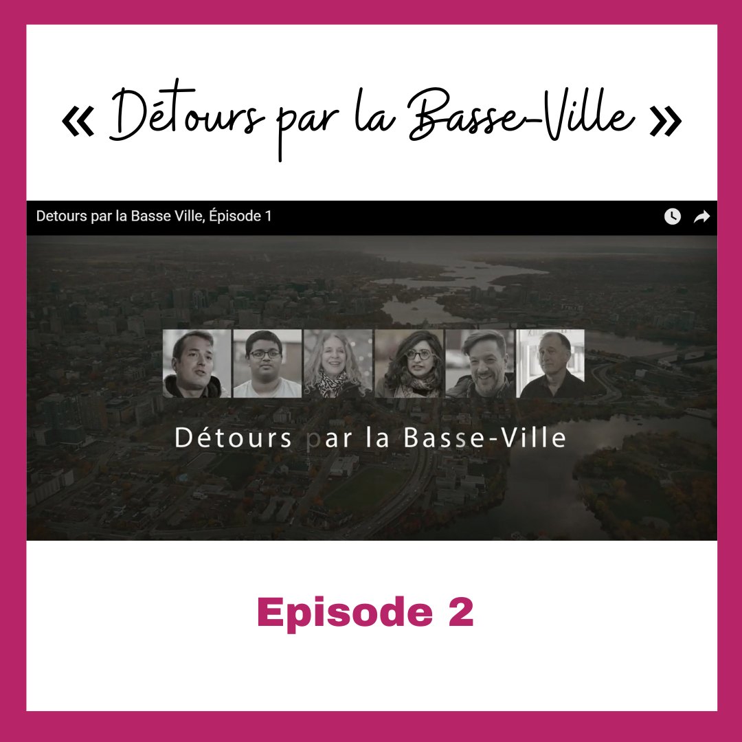 Maintenant à l’affiche! Épisode 2 de la docusérie «Détours par la Basse-Ville» : Vieillir en communauté
Français :  youtu.be/FyzhZtEj5Cg
❤️
Now showing! Episode 2 of the docuseries “In the Heart of Lowertown” : Aging in community
English : youtu.be/AXQTMOvVm0c

<a href="/MyLowertown/">Lowertown / Basse-Ville Ottawa</a>